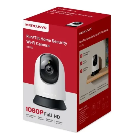 Mercusys Pan/Tilt Home Security Wi-Fi Camera MC200 - slika 2
