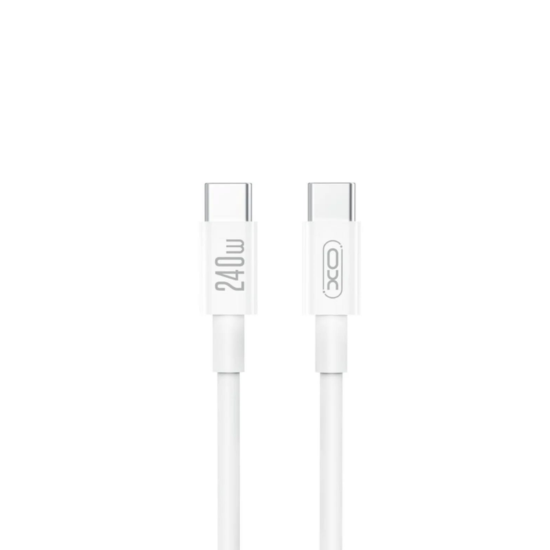 USB kabal XO NBQ298 Type C - Type C 240W White - slika 2