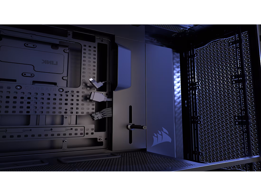 CORSAIR FRAME 5000D RS ARGBMid-Tower Case, 4xRS140 ARGB420mm radiator, 175mm cooler, 450mm GPU - slika 2