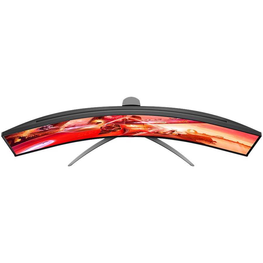 AOC Agon AG493UCX2 49" (48.8" viewable) Curved Gaming monitor, DQHD (5120x1440), 32:9, VA, 1800R, 165Hz, 4ms (GTG), 400 cd/m2, 3000:1, Adaptive Sync, HDR400, USB hub, 1x USB-C (DP Alt mode, PD 65W), 3 - slika 5