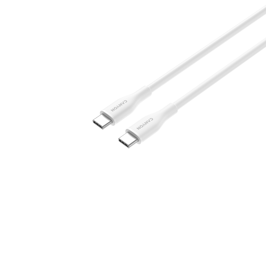 CANYON cable CC60SC10 C-C 60W 1m Silicon White - slika 3