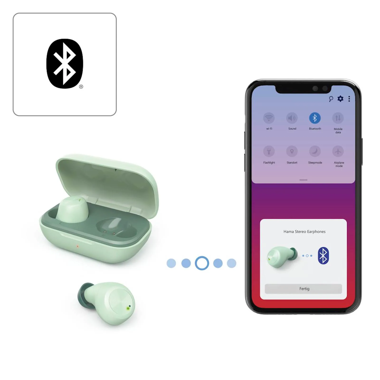 Slušalice BT "Spirit Chop" Hama, true wireless mint - slika 2