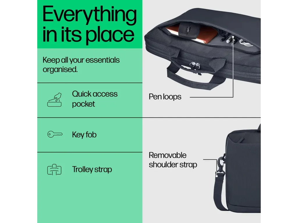 HP Evday OGR 14 Laptop torbaHP Evday OGR 14 Laptop torbaHP Evday OGR 14 Laptop Briefcase torba - slika 3