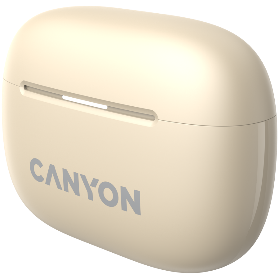 CANYON headset OnGo TWS-10 ANC+ENC Beige - slika 6