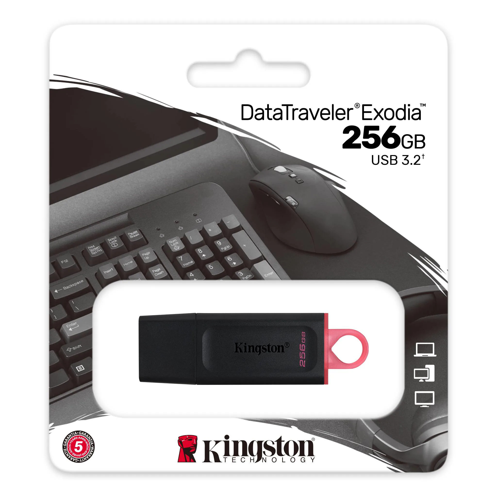 Kingston USB Memorija Exodia 256GB USB 3.2 - slika 3