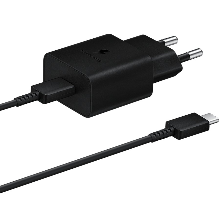 Samsung 15W Fast Charging USB-C Wall Charger Black (cable included) - slika 2