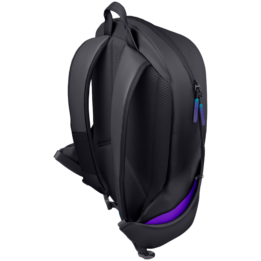 Dell Alienware 16" Backpack - AW5625P, Mesh back, Breathable Back, Buckle, Black, 3Yr - slika 3