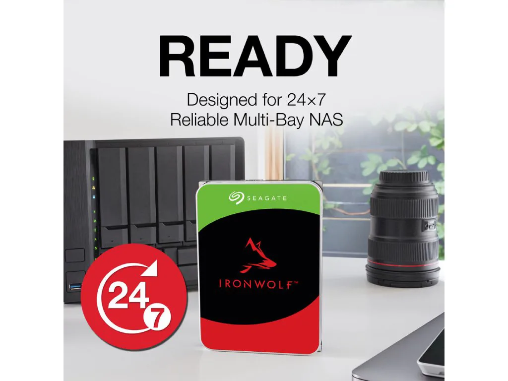 Seagate HDD 4TB SATA3 IronWolf5400RPM,256MB - slika 2