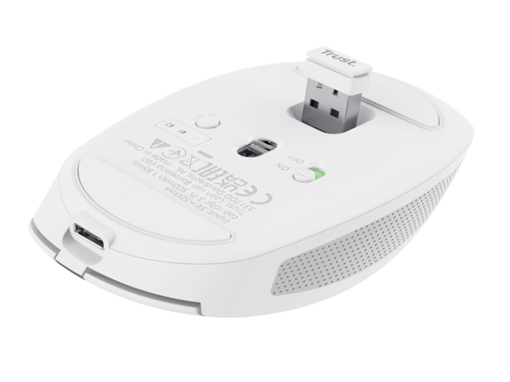 Trust OZAA compact wirelessmiš, 800-3200 dpi, optički,3 načina konekcije, punjiva baterija - slika 3
