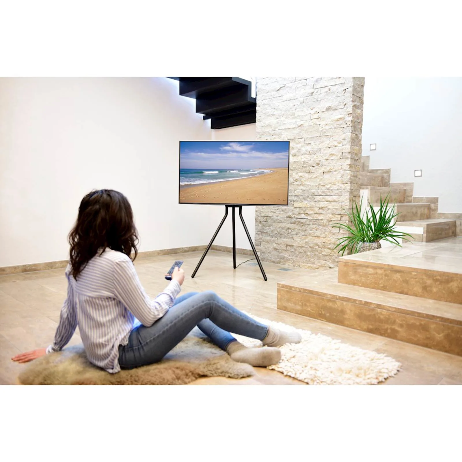 NOSAČ HAMA FIX ZA TV, 65IN, 3 STAR, CRNI - slika 4