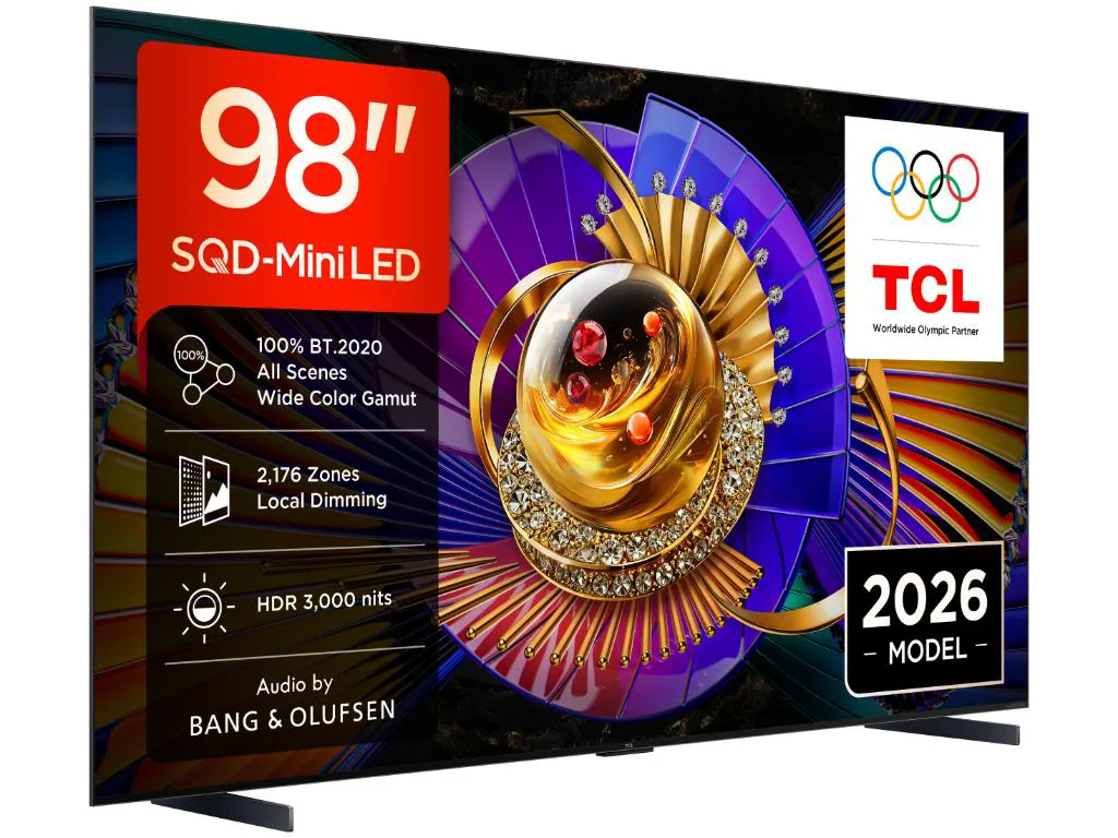 TCL 98"C7L 4K SQD-Mini LED;UHD 144Hz/288Hz FHD Google TV;B&O, 2176 zones, 3000 nits - slika 2