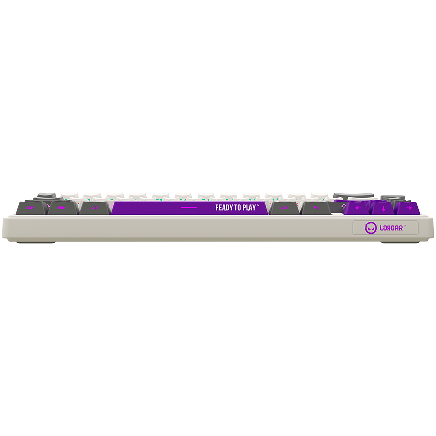 LORGAR KBP70MW, Wireless 65% Mechanical Gaming Keyboard Pro, Beige, CZ/SK layout - slika 6