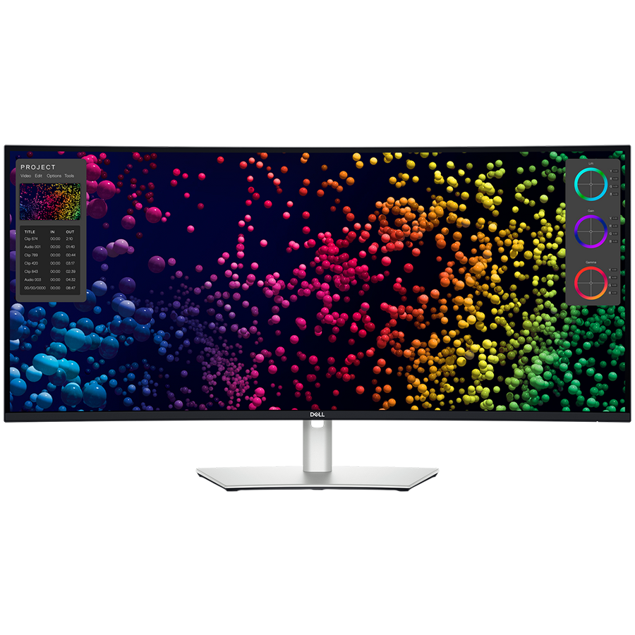 Monitor DELL UltraSharp U4025QW 40" Curved, 5120x2160, WUHD, 120Hz, IPS Antiglare, 21:9, 1000:1, 450 cd/m2, 8ms/5ms, 178/178, DP, HDMI, 2xTHB4, 3xUSB-C, 5xUSB-A, RJ-45, Audio line out, 2x 9W Speakers,