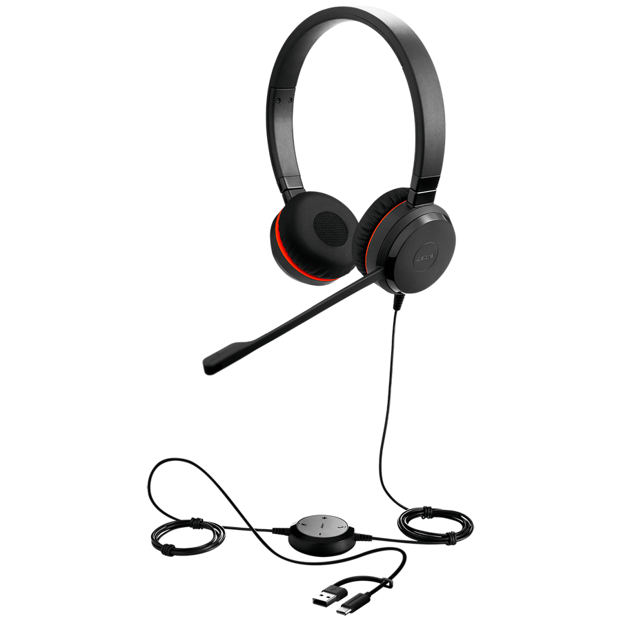 JABRA Evolve 20, Stereo MS, USB C/A adapter - slika 3