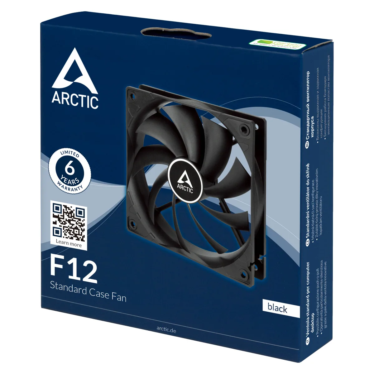 Arctic F12 Case Fan Black120 mm Standard Case Fan - slika 2