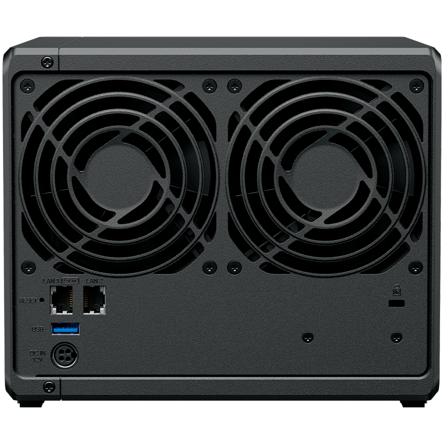 Synology DiskStation DS425+ Tower, 4-Bays 3.5'' SATA HDD/SSD, 2 x M.2 2280 NVMe SSD slot, CPU Intel Celeron J4125  4-core 2.0 GHz, 2 GB DDR4 non-ECC SODIMM, 1x RJ-45 2.5 GbE LAN, 1x RJ-45 1GbE LAN Por - slika 7