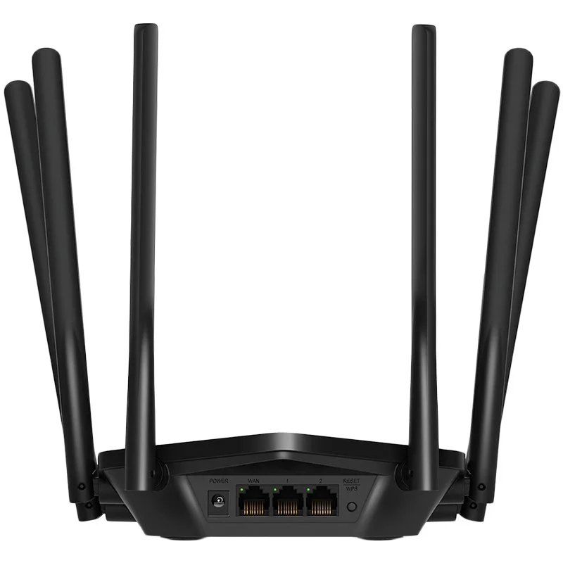 Mercusys AC1900 Wireless AC Gigabit Router, 600 Mbps at 2.4 GHz + 1300 Mbps at 5 GHz, 6×5dBi Fixed External Antennas with Beamforming, 2× G LAN Ports, 1× G WAN Port, Access Point Mode, 3X3 MU-MIMO, Pa - slika 2