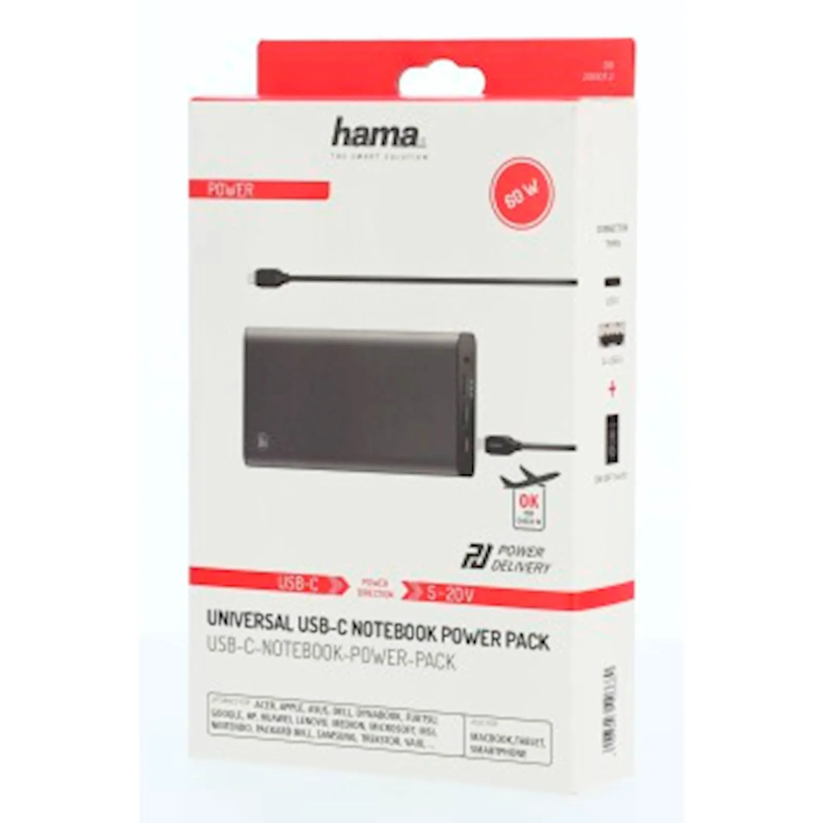 PowerPack HAMA USB-C 26800mAh, 60W - slika 3