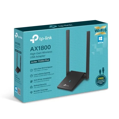TP-Link Archer TX20U Plus AX1800 Dual Antennas High Gain Wireless USB Adapter - slika 4