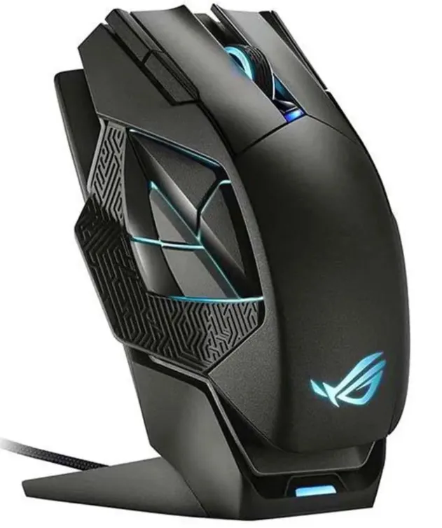 ASUS ROG SPATHA X gaming miš,12 programabilnih tipki, 6 ROGmikro prekidača, 19000 dpi, wireless - slika 4