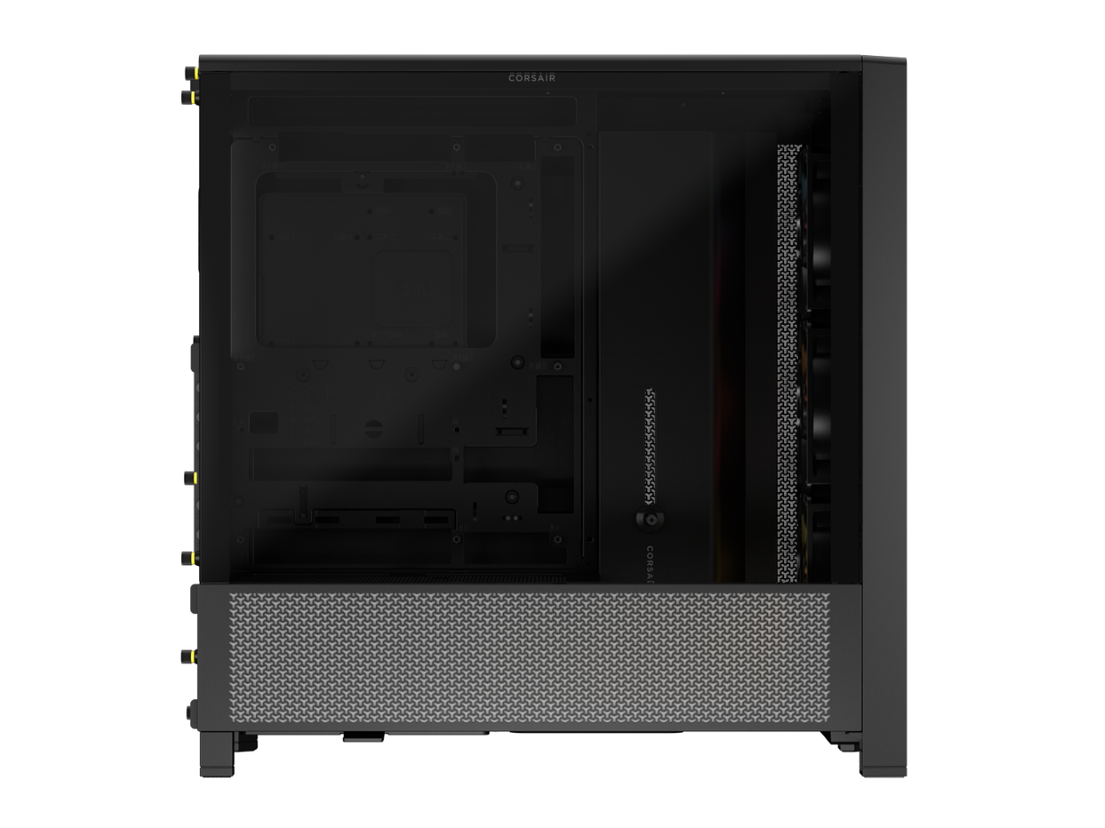 CORSAIR FRAME 4000D RS ARGB3xRS120 ARGB fans, 360mm rad170mm cooler, 430mm GPU, ATX, Black - slika 5