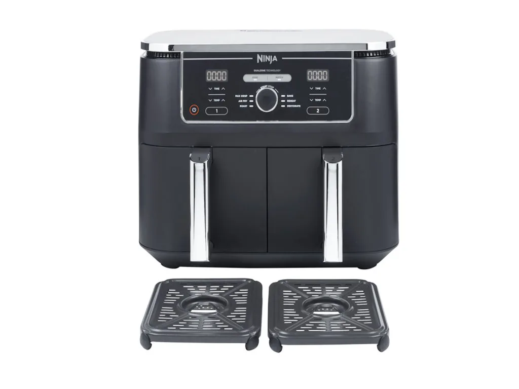 Ninja dvozonska fritezaKapac.9.5L, 6 funk. kuhanjado 75% brze, tezina 8,8kg, snaga 2470W - slika 3