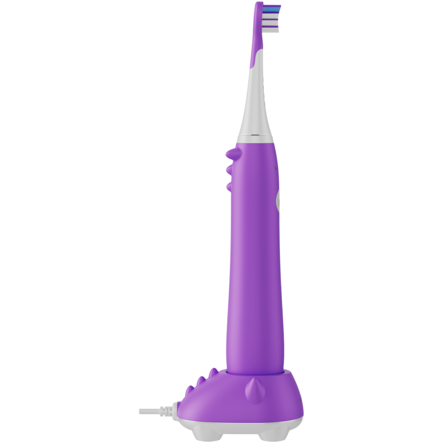 Wireless Tooth Brush, Violet, 3 Brush Heads, 600mAh, Function: Sensive, Clean, Whitening, Sweep, Smart Remind - slika 4