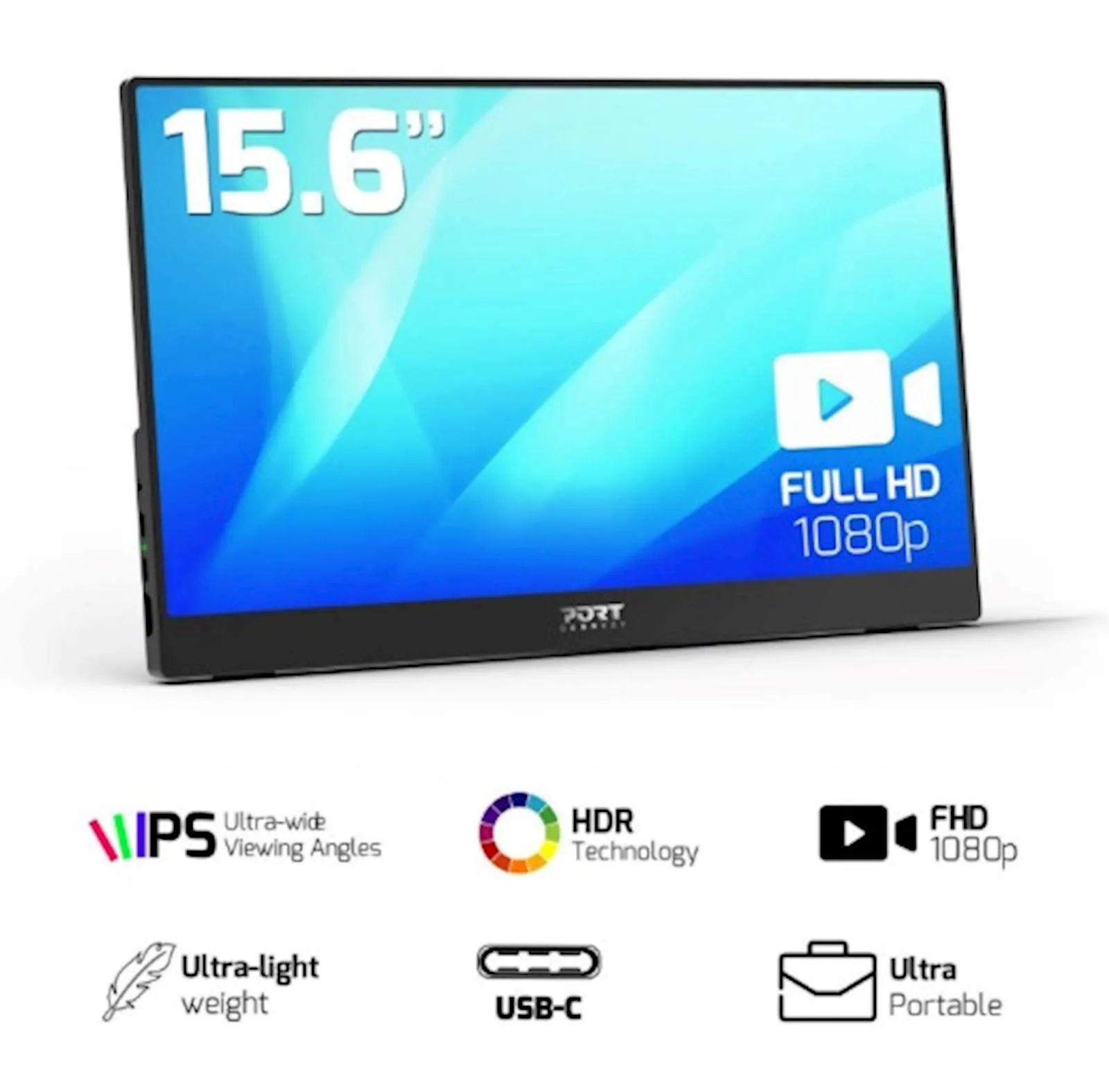 Monitor PORT FULL HD LCD 15,6" - slika 2
