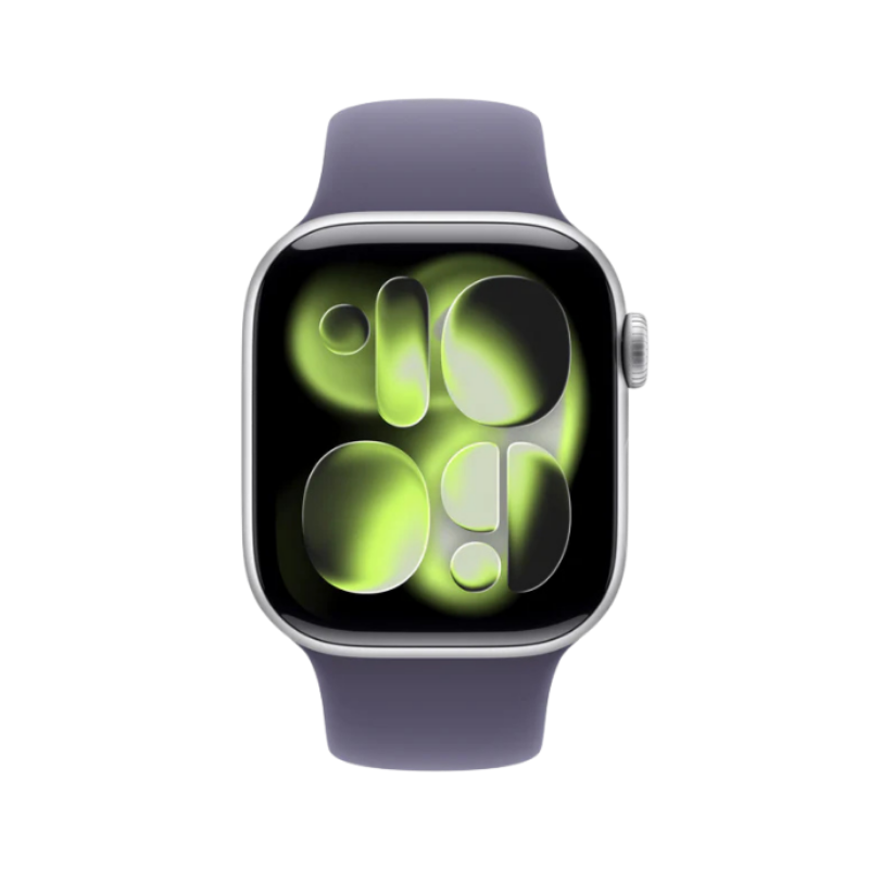 Apple Watch Series 11 GPS 42mm Silver Aluminium Case With Purple Fog SB MEU64 S/M - slika 2