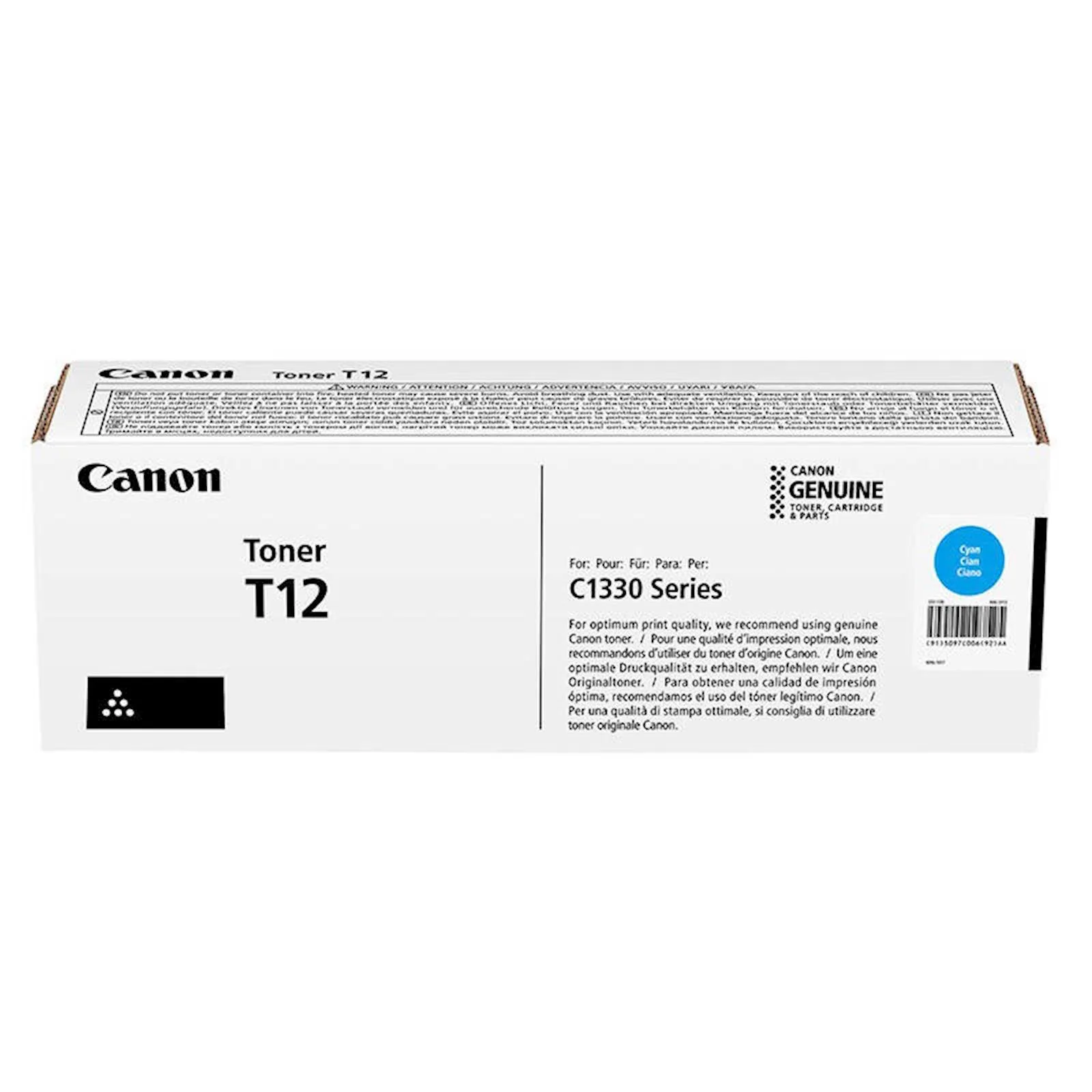 Canon toner T12 Cyan - slika 2