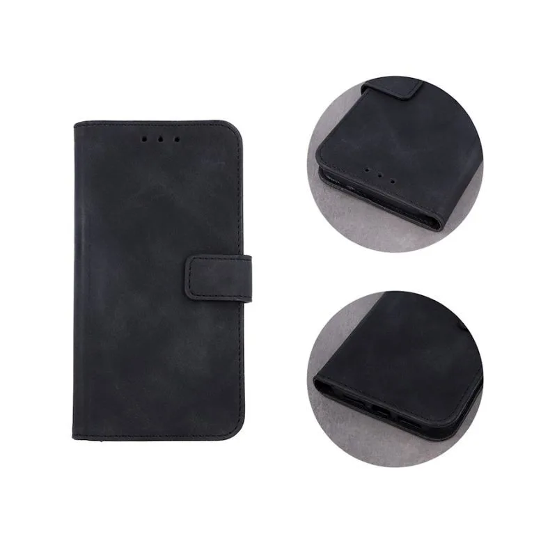 Velvet preklopna futrola iPhone 15 Pro Max Black - slika 3