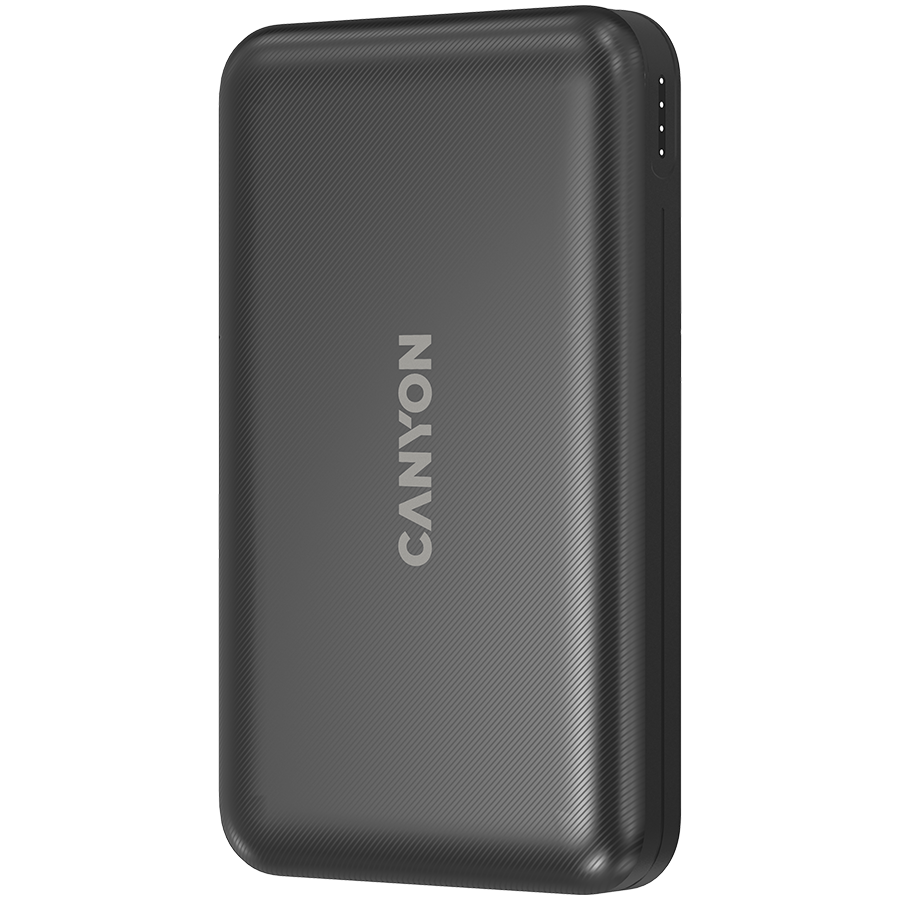 CANYON power bank PB-1001 10000 mAh PD 18W QC 3.0 Wireless 10W Black - slika 2