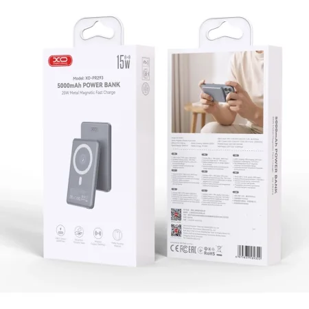 XO Fast Charging MagSafe Wireless Power Bank 5000mAh PR293 - slika 4