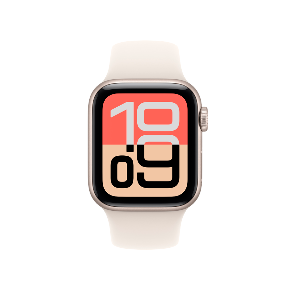 Apple Watch SE 3 GPS 40mm Starlight Aluminium Case with Starlight Sport Band - S/M,Model A3324 - slika 6