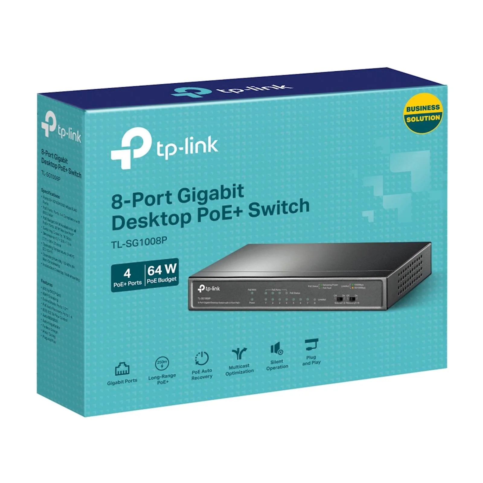 Switch 8-Port Gigabit Desktop TP-Link Omada - slika 2