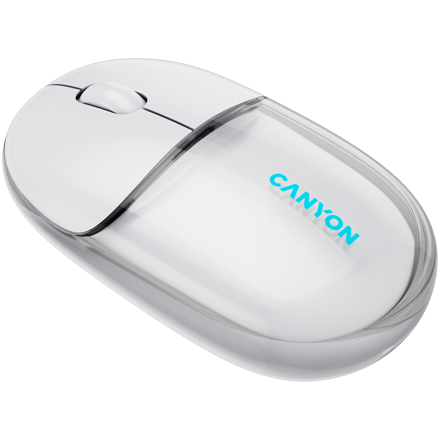 CANYON mouse OnClick 24 BT/ Wireless Transparent/White - slika 3