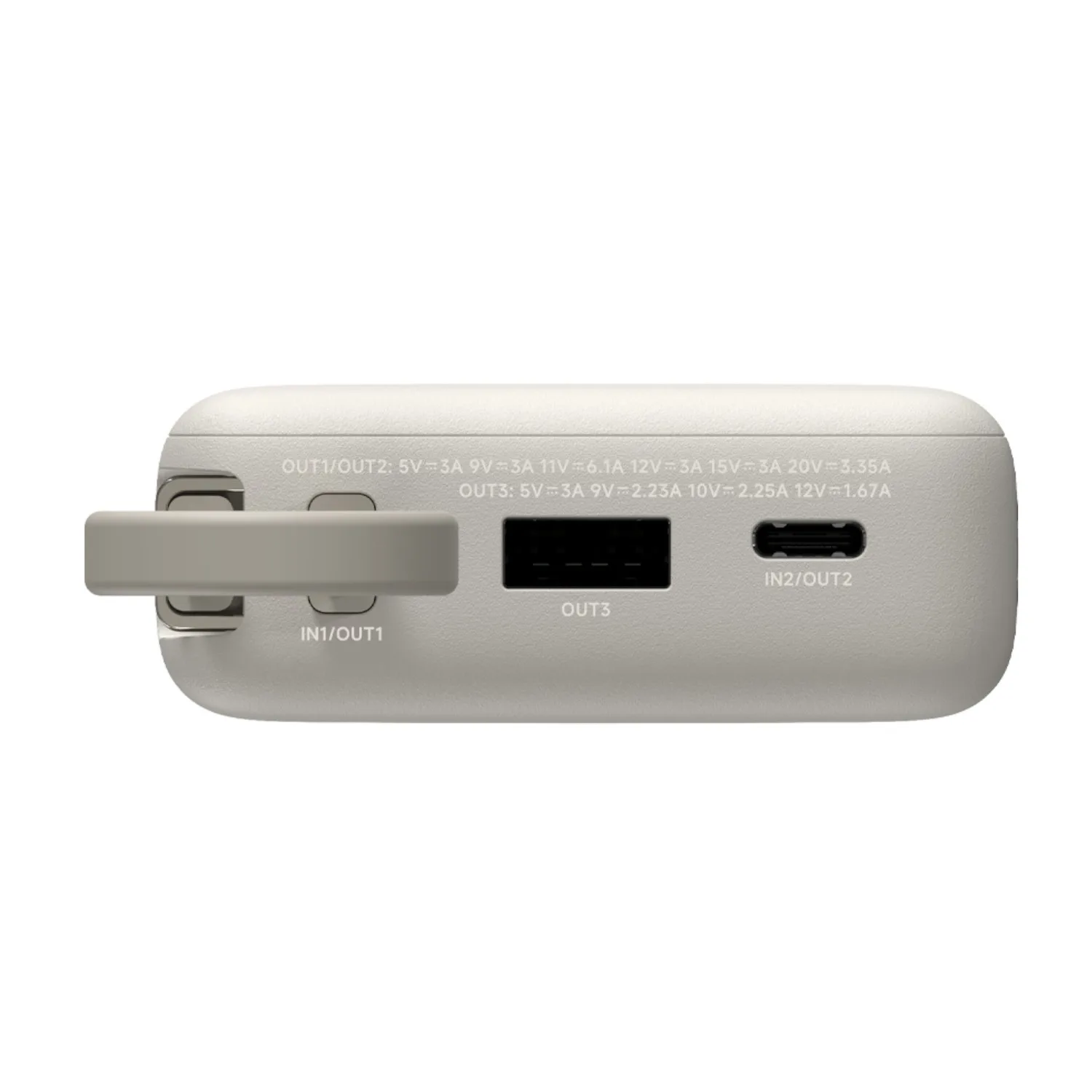 Power Bank Xiaomi 10000mAh 67W (integrisani kabal) Tan - slika 2
