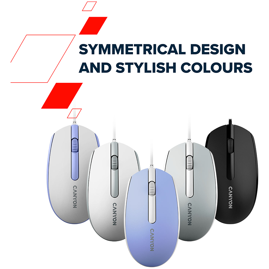 CANYON mouse M-10 Wired Dark grey - slika 7