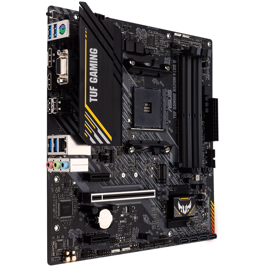 ASUS TUF GAMING A520M-PLUS II AM4, 4x DDR4, 1x M.2, 6x USB 1x DP, 1x HDMI, 1x D-Sub, mATX - slika 2