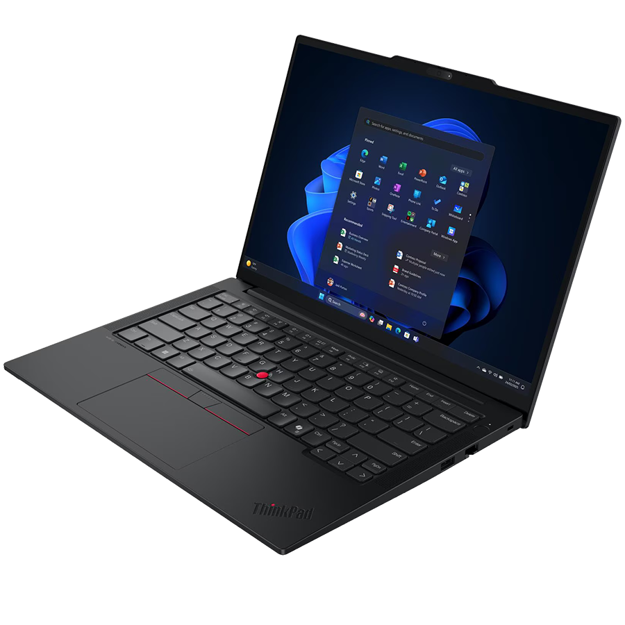 LENOVO ThinkPad E14 GEN 7 14" FHD IPS, Intel Core Ultra 5 225U, 16GB DDR5, 512GB SSD, 2x USB-A 3.2,  1x USB-C, 1x USB-C THB 4, HDMI, RJ-45, WiFi 6, BT5.2, BH BL Kyb, 48Wh, Win 11 Pro, Eclipse Black, 5 - slika 2
