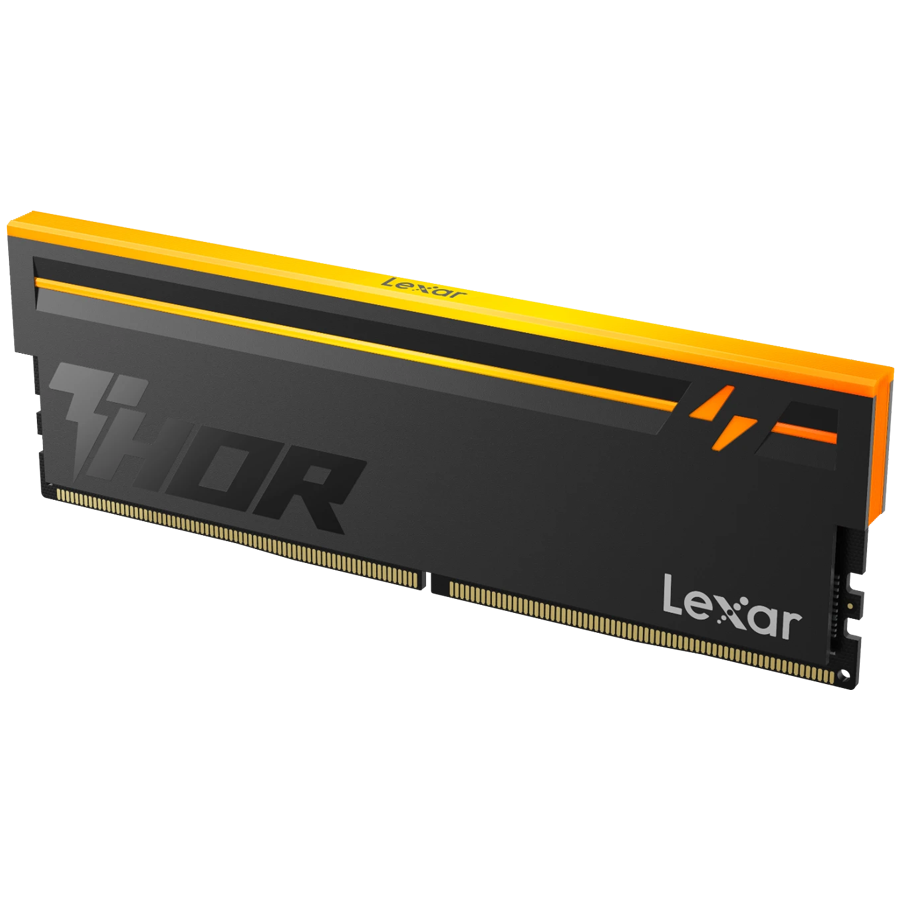 Lexar THOR 2.0 16GB DDR5 6000 CL36 1.3V Memory with heatsink and RGB lighting, Black Color, Single pack - slika 3