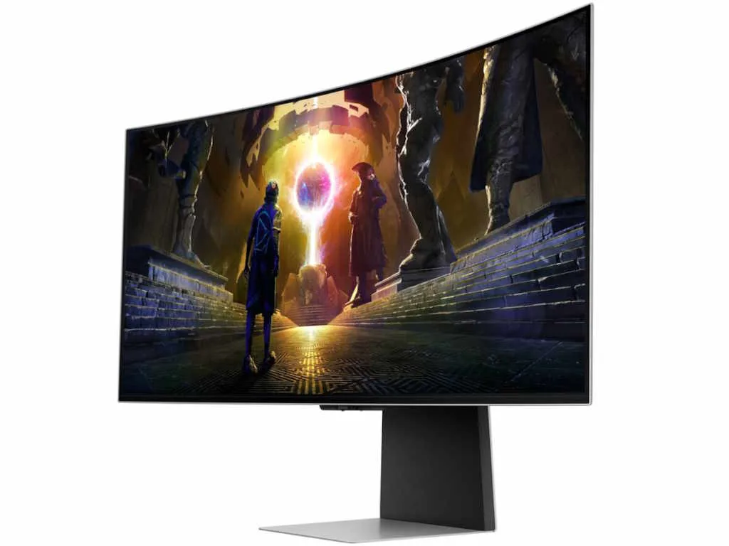 Samsung 34" Odyssey G8 Monitor1800R, UWQHD, OLED, 175Hz0.03ms, 2xHDMI , DP, 2xUSB 3.0 - slika 6