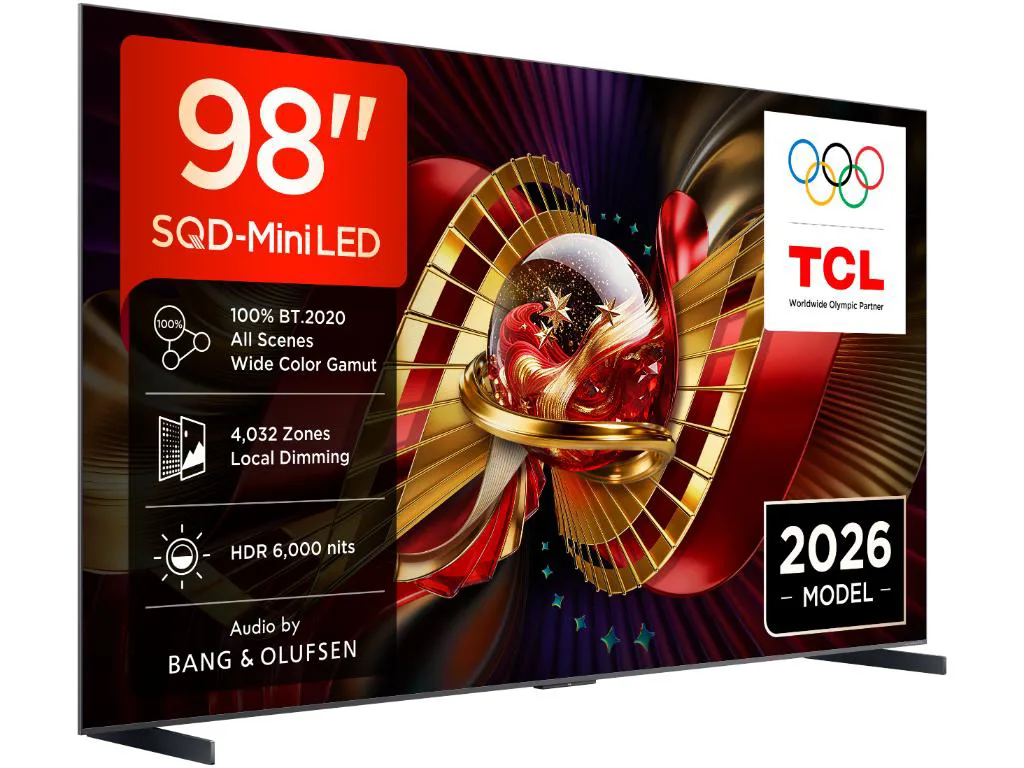 TCL 98"C8L 4K SQD-Mini LED;UHD 144Hz/288Hz FHD Google TV;B&O, 4032 zones, 6000 nits; Zeroborder - slika 3