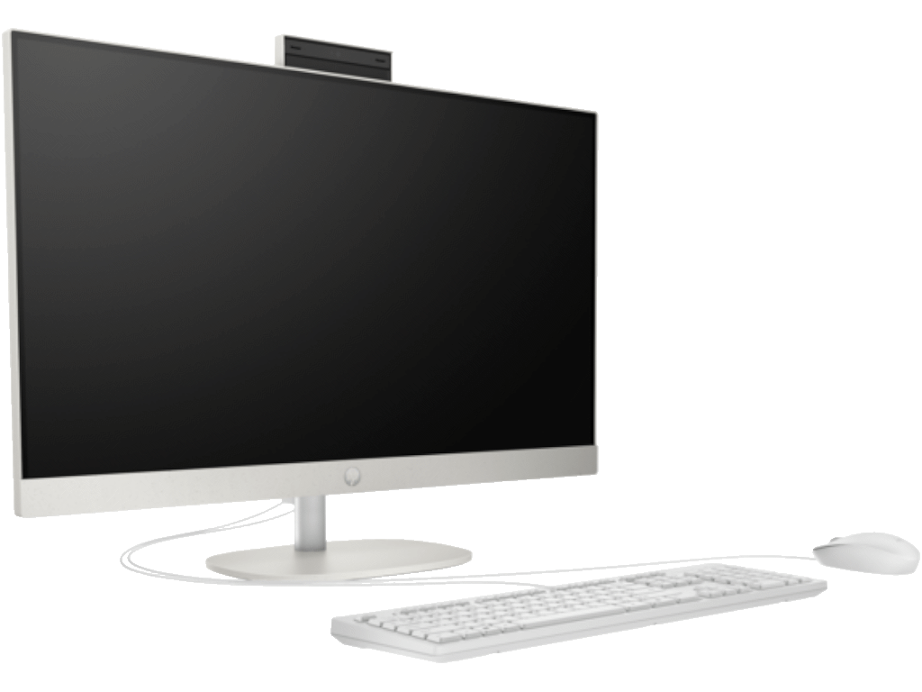 HP All-in-One 27-cr0050ny PC27",NT,7520U,16GB DDR5 onboard,1TB,FreeDOS,Bijeli,periferija,36m - slika 3