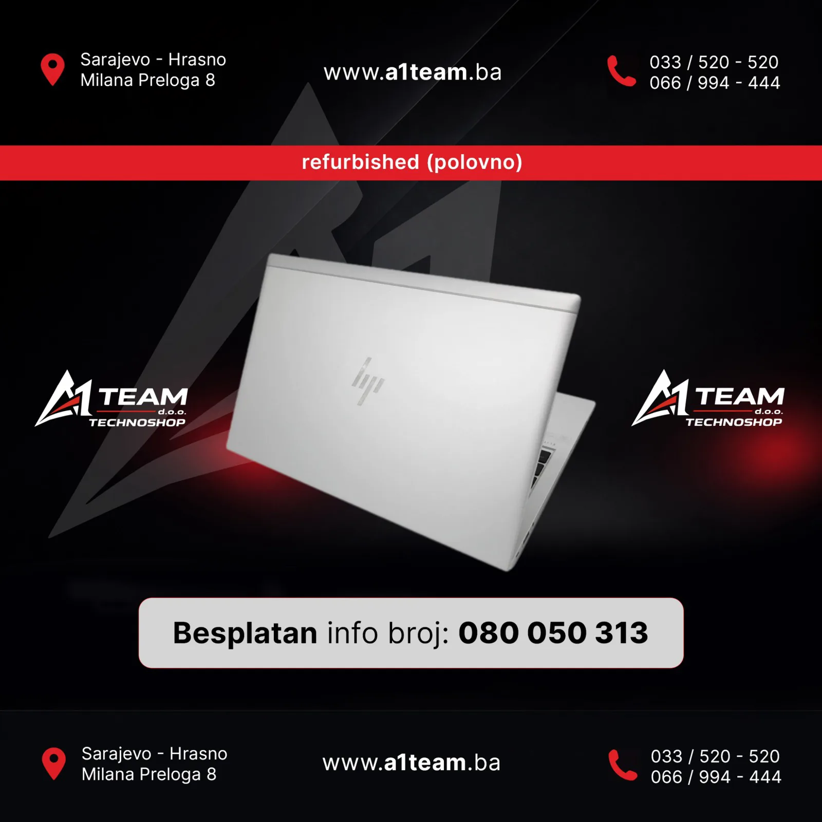 LAPTOP HP 850 G7 I5 11TH REF