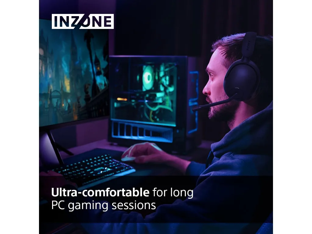 Sony gaming slušalic INZONE H5bežične slušalice BT; mikrofon360 Spatial Sound za Gaming 28h baterija - slika 4