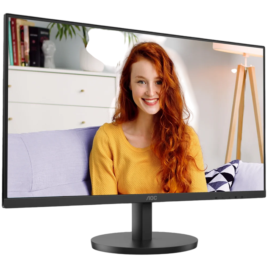 AOC Monitor U27B3A 27" IPS, 3840x2160 UHD, 60Hz, 4ms, 350 cd/m2, 1000:1. Adaptive Sync, HDR10, 2xHDMI, 1xDP, Speakers, Tilt, VESA, 3y - slika 2