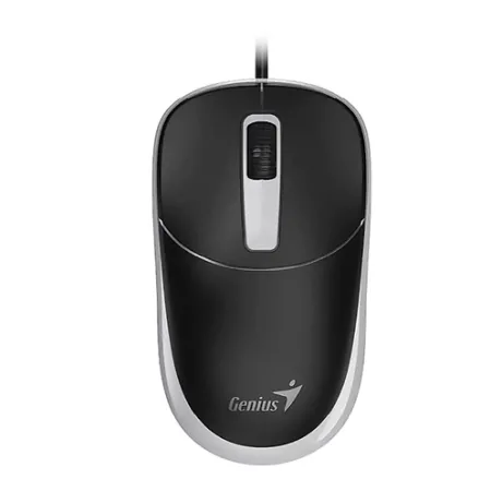 Genius miš DX-123, USB,optički, 1200 dpi, 3 tipke, crno-sivi - slika 4