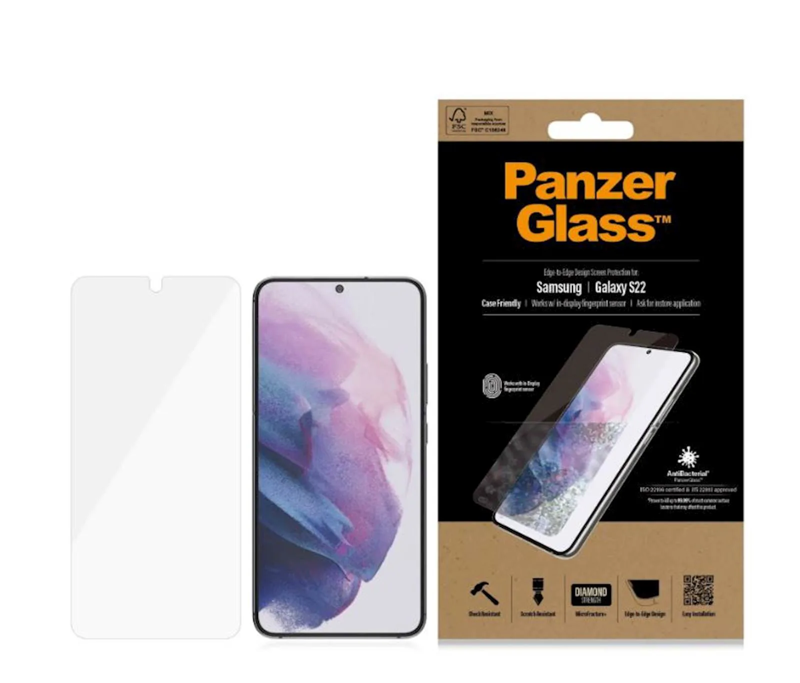 Zaštitno staklo PanzerGlass Samsung Galaxy S22 5G - slika 3