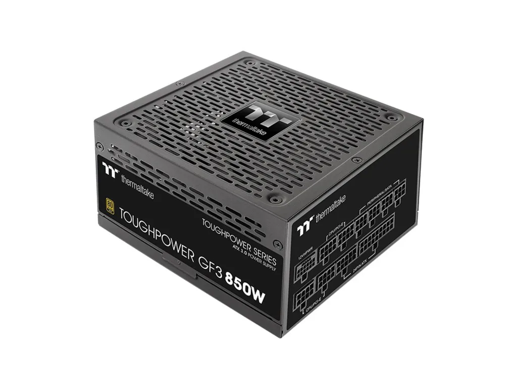 Thermaltake GF A3 850 PSUToughpower, ATX 3.0, PCIe 5.0, 80+ gold, fully modular